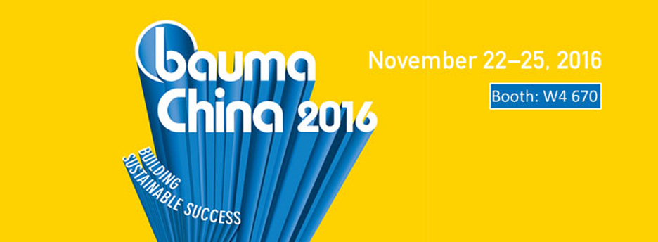 RunnTech will be present at 2016 Bauma China Trade Fair