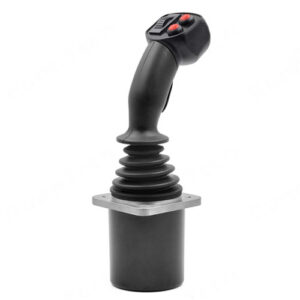 RT01 Series Industrial Joystick | HD10 grip with deadman, front 2 pushbutton & thumbwheel