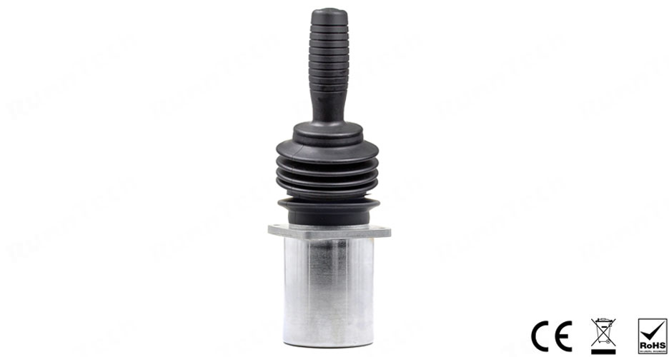 RunnTech 2 Axis Friction Hold Joystick 4-12-20mA and 2 Directional Contacts Each Axis