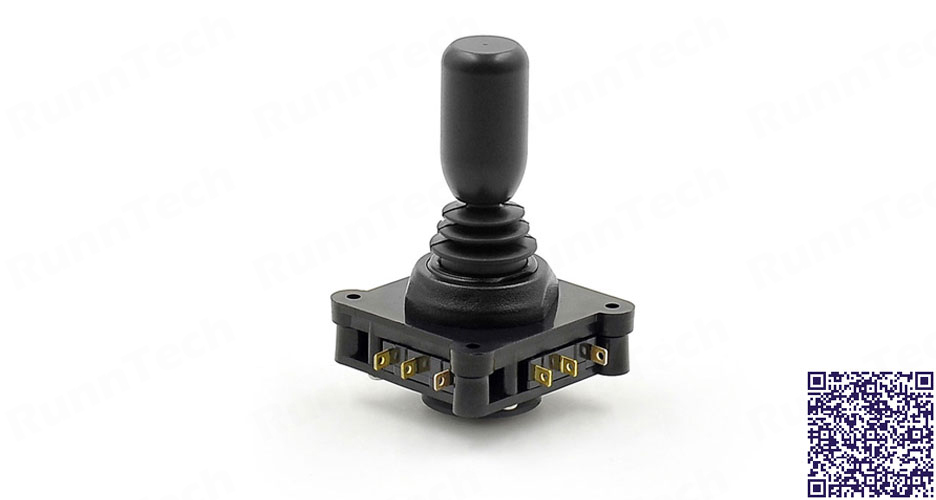 RunnTech 2 Axis Industrial Switch Stick Joystick Lever with Switch Signal Outpout