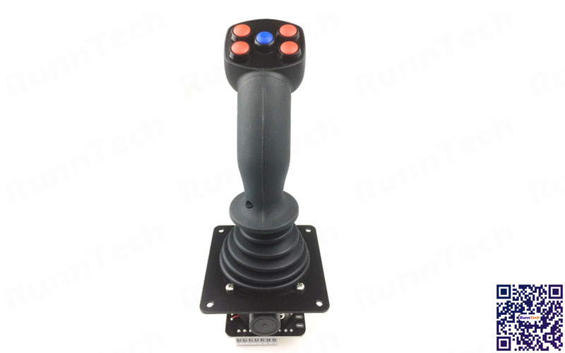 RunnTech 2-axis Spring-return to Center with Cobra-head Shaped Joy Stick Controller