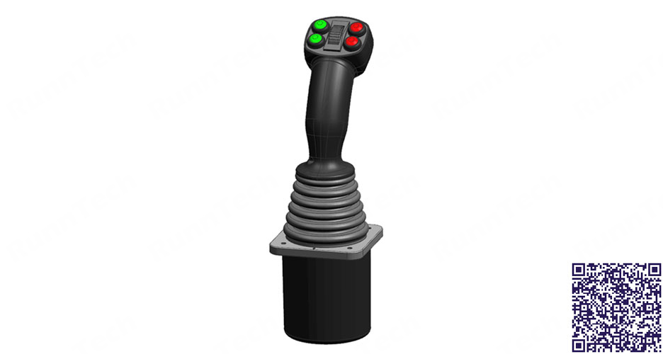 RunnTech 3 axis Full-grip Joystick with RS232 Connection Interface for Intellectual Robot Systems