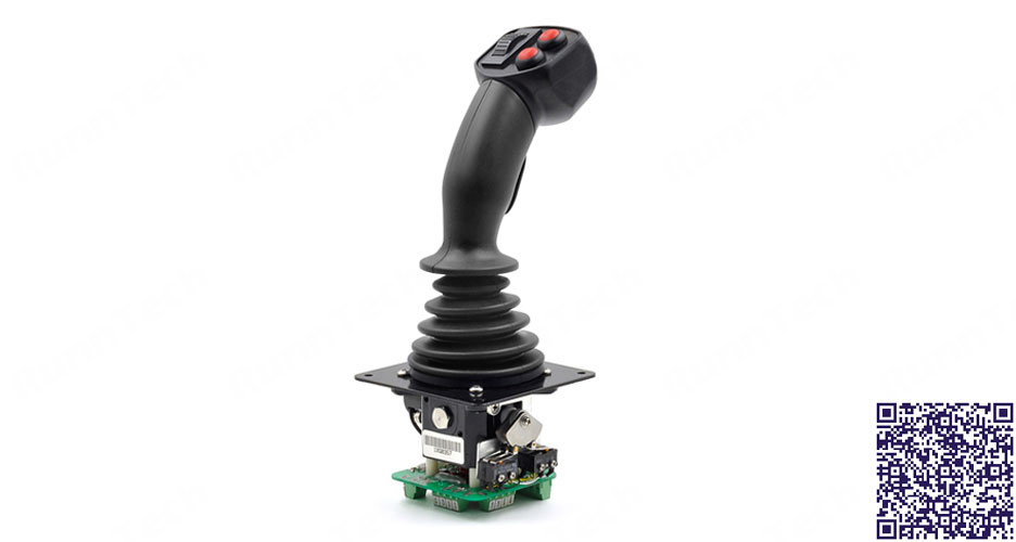 RunnTech 3 Axis Joystick with 10K Potentiometers +10V to 0 to +10V Output on Each Axis
