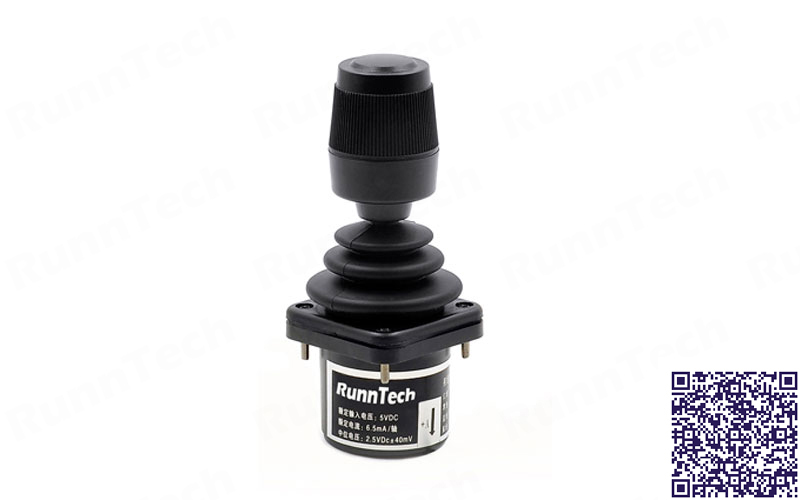 RunnTech 3-axis (X, Y and twist axis) Hall Effect Sensor Miniature Analog Output Joystick