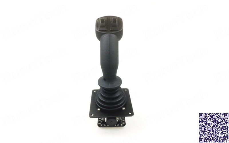 RunnTech 4 Axis Spring-return Joystick with Hall Sensor, Deadman Trigger & Proportional Thumbwheel