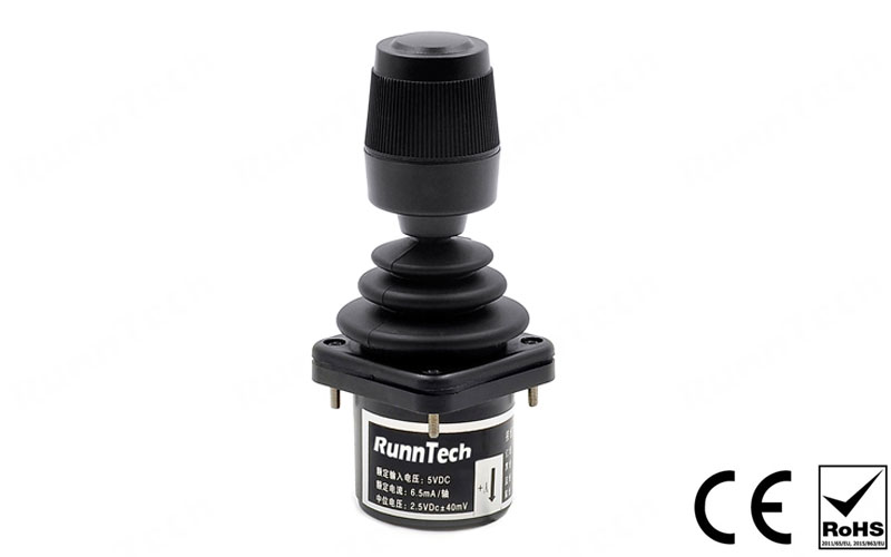 RunnTech Contactless DC 5V Hall Effect Sensor Joystick for Precision Multi-axes Finger-positioning Control