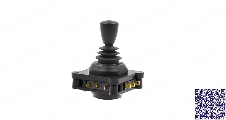 RunnTech Dual Axes Robust Compact Switch Stick Joystick with Bushing or Screw Mount