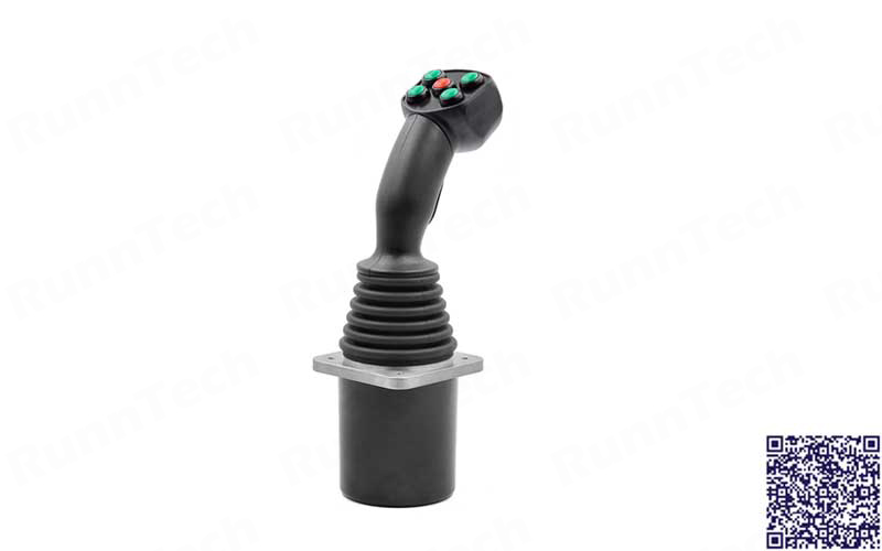 RunnTech Dual-axis +/-10V Analog Output with Momentary Trigger Switch Joystick for VR Training Simulators