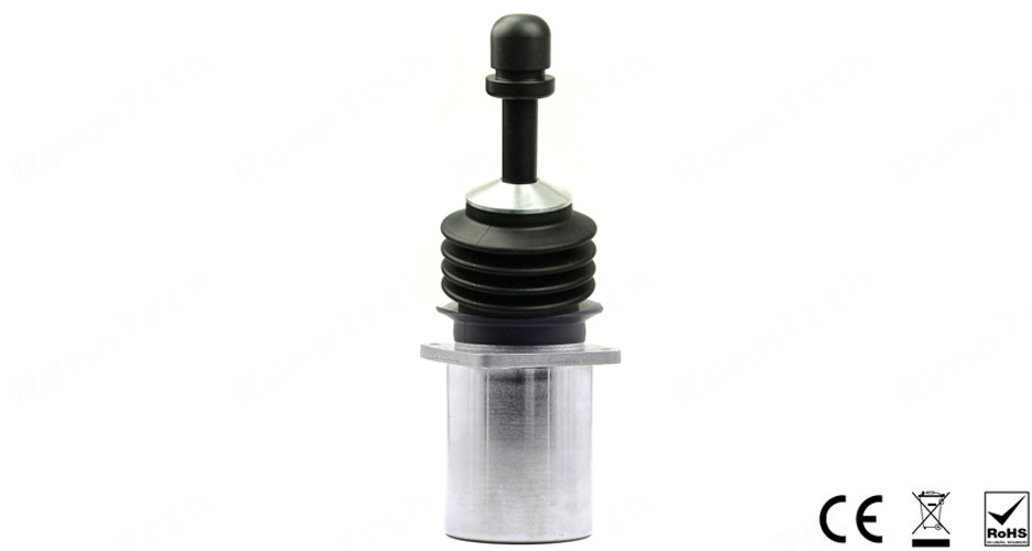 RunnTech Dual-axis Omni-directional Joystick with Proportional Output & Center Lock for Electro Hydraulics Application