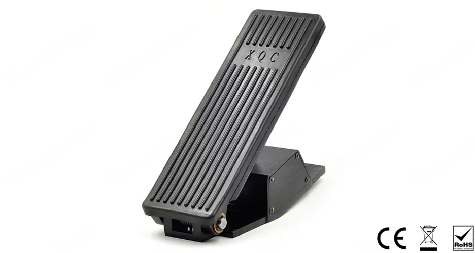 RunnTech Floor Mounted Proportional Accelerator Pedal with 1 Normally Opened Switch for Forklift Trucks