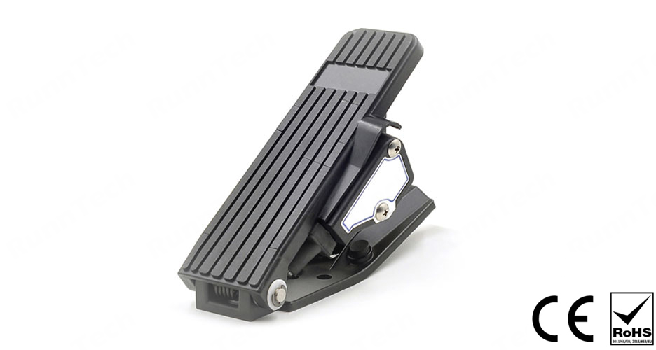 RunnTech F200 Seris Proportional Electronic Floor Pedal with Hall-effect Non-contact Sensor