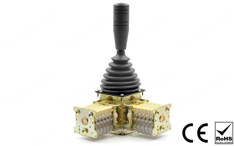 RunnTech Friction Single Axis Clutch (hold position) Joystick for Crane Hoist and Winches