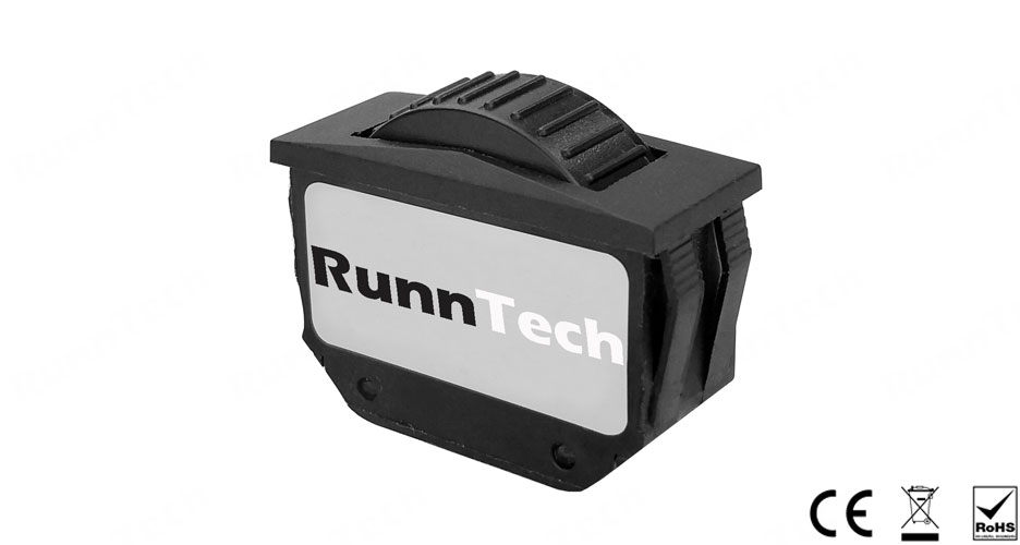 RunnTech Hall Proportional Thumbwheel Switch for Grip, Armrest or Panel Application