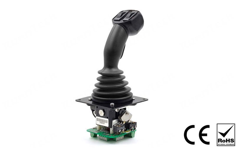 RunnTech Hall Effect Three-axes Joystick with Deadman Trigger & Proportional Thumbwheel Controllers