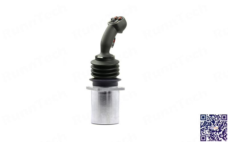 RunnTech Heavy Duty 3 Axis (Third Axis is Hall Effect Thumbwheel) Friction Hold Position Joystick Lever