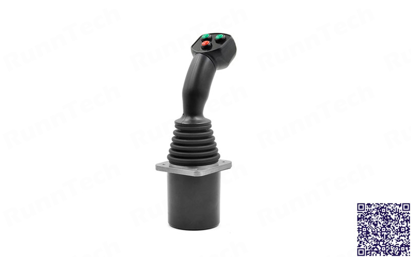 RunnTech Industrial Joystick Controller Dual Axis with -10Vdc to +10Vdc Output