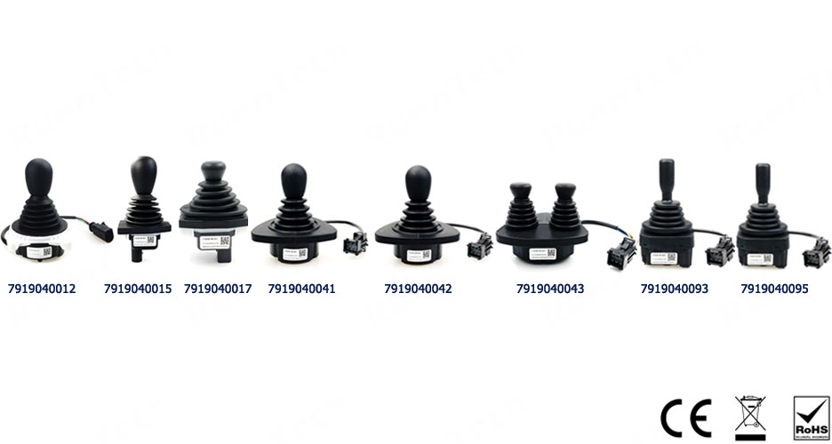 RunnTech Joysticks for Linde Forklift Truck with CE Approved and European RoHS 2.0  Compliant