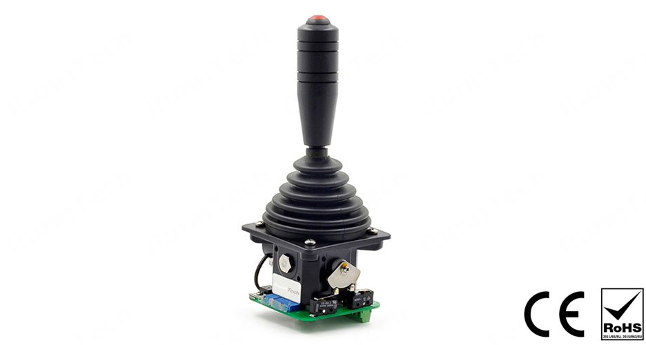 RunnTech RT100 Series Single-axis Movement DC5V (hall sensor) Industrial Joystick Controller