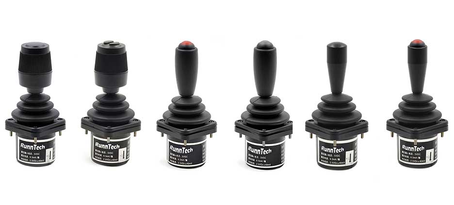 RunnTech RT600 Series Low-Profile Ergonomic Hall Effect Joystick for Precision Control