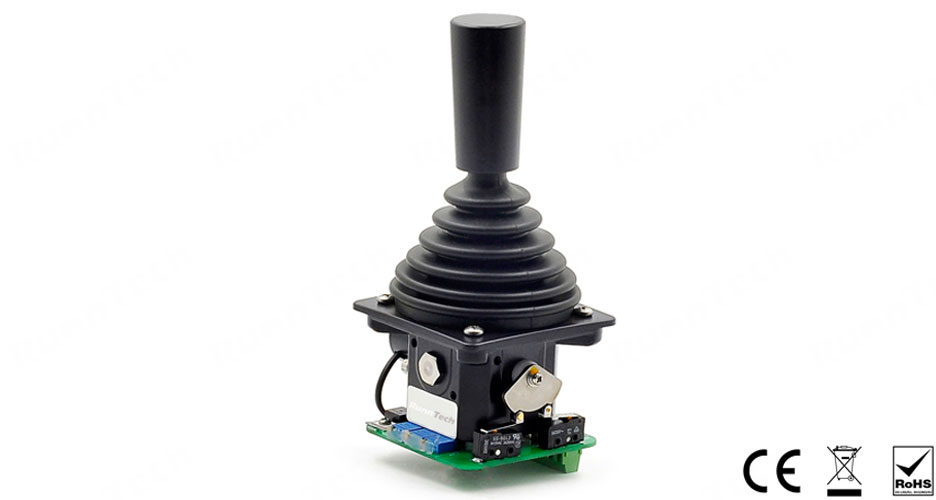 RunnTech Single-axis 4-20mA with 2 NO Direction Contacts Joystick for Vessel Control