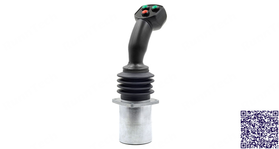 RunnTech Single-axis (forward/back movement) 4-20mA Joystick for Hoisting Machinery