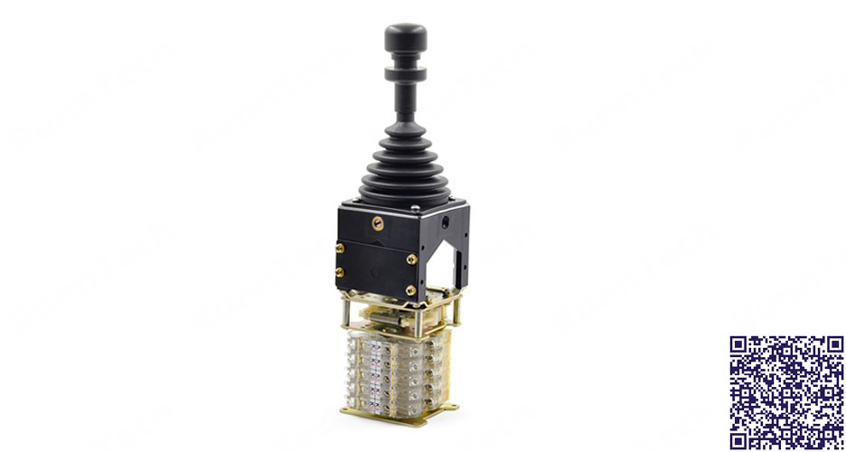 RunnTech Single-axis Friction Hold Joystick Controller for Lifting Cranes, Hoists and Winches