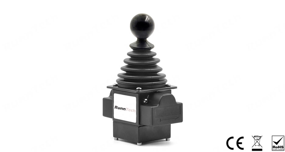 RunnTech Single-axis Joystick with Potentiometer for 2 Quadrant Proportional Control