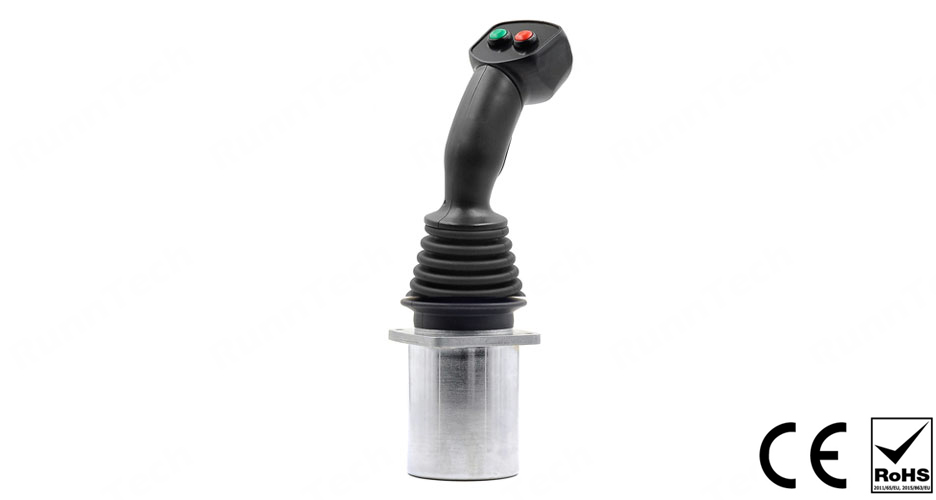 RunnTech Single-Axis Self-centering 0-5Vdc Proportional Control Joystick for VR Simulator