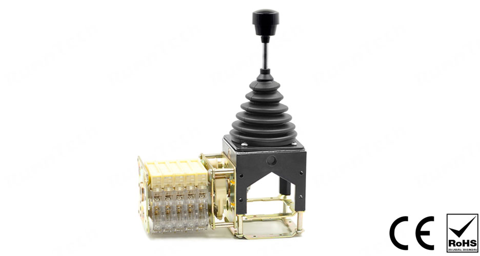 RunnTech Single-axis Self-centering Joystick Controller for Mining Hoist and Winches