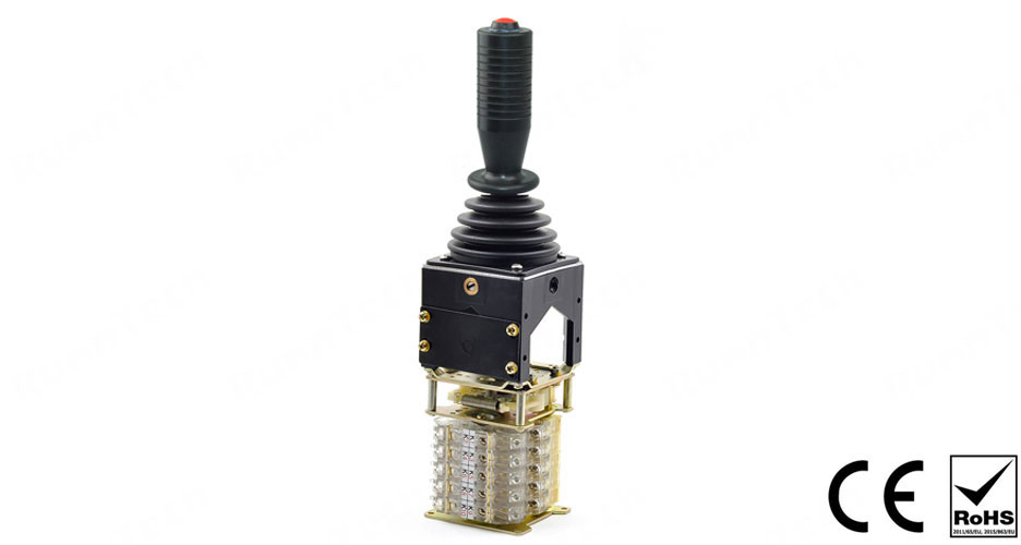 RunnTech Single-axis Spring-return to Zero Position Mechanism Hoists Joystick Controller